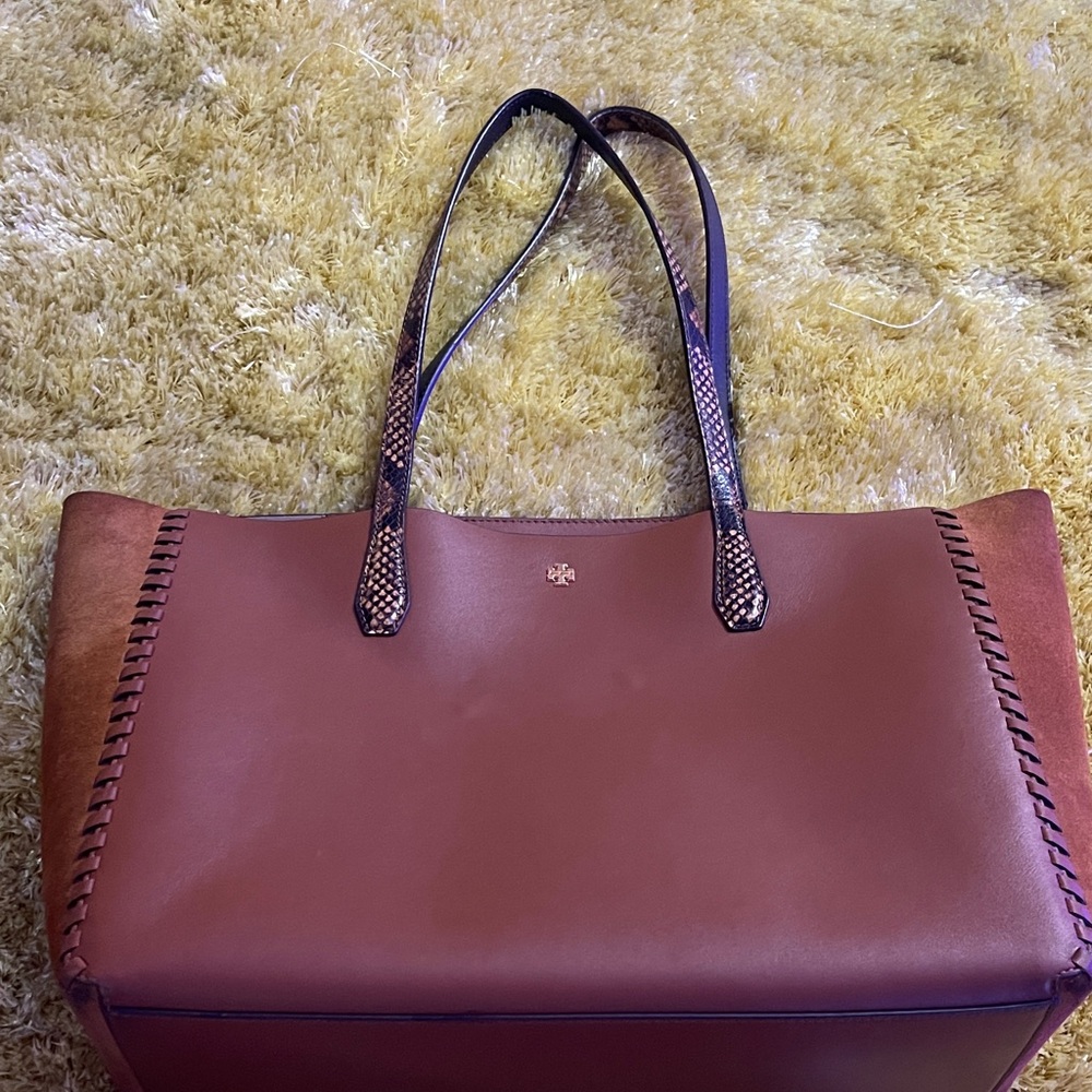 Brown Leather Tote Bag